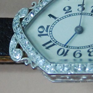 reloj restaurado oro blanco